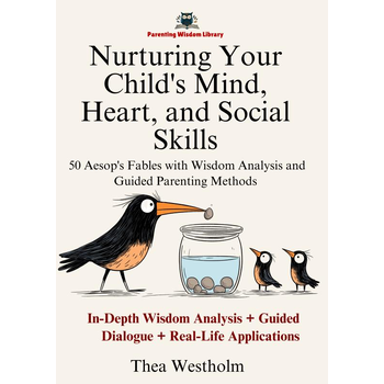 Nurturing Your Child's Mind, Heart, and Social Skills: 50 Aesop's Fables with Wisdom Analysis and Guided Parenting Methods (Paperback) bij Singel 344