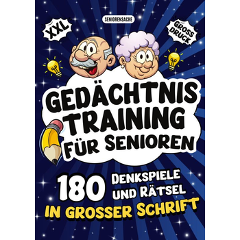 Gedächtnistraining für Senioren - Denkspiele und Rätsel in großer Schrift (Paperback) bij Singel 344