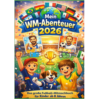 Mein WM-Abenteuer 2026“ – Das große Fußball-Mitmachbuch für Kinder ab 8 Jahren (Paperback) bij Singel 344