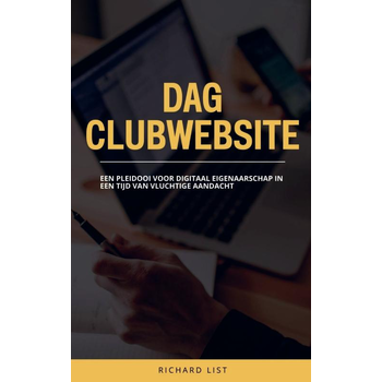 Dag clubwebsite (Paperback) bij Singel 344