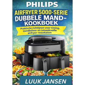 PHILIPS AIRFRYER 5000-SERIE DUBBELE MAND-KOOKBOEK (Paperback) bij Singel 344