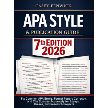 APA Style & Publication Guide 7th Edition 2026 (Paperback) bij Singel 344