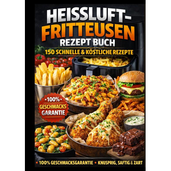 Das große Airfryer Kochbuch 150 knusprige & schnelle Rezepte für die Heißluftfritteuse (Paperback) bij Singel 344
