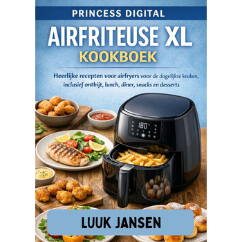 PRINCESS DIGITAL AIRFRITEUSE XL KOOKBOEK (Paperback) bij Singel 344