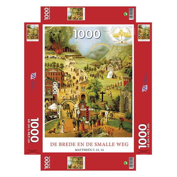 Puzzel De brede en smalle weg bij Singel 344