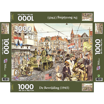 Puzzel De Bevrijding 1945 bij Singel 344
