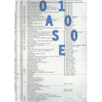 OASE 100 (Paperback) bij Singel 344