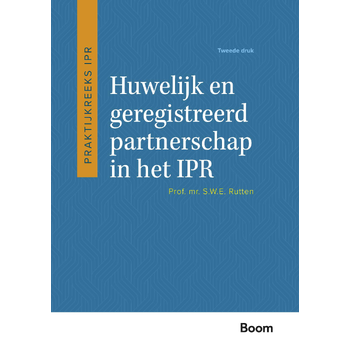 Huwelijk en geregistreerd partnerschap in het IPR (Paperback) bij Singel 344