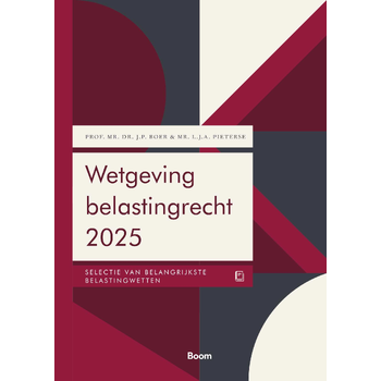 Wetgeving belastingrecht 2025 (Paperback) bij Singel 344