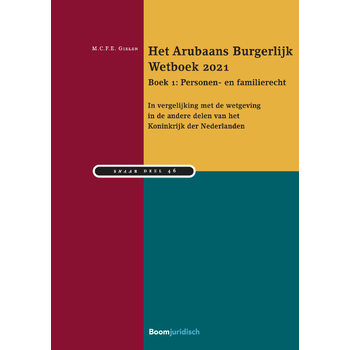 Het Arubaans Burgerlijk Wetboek 2021 Boek 1: Personen- en familierecht (Paperback) van M.C. F. E. Gielen