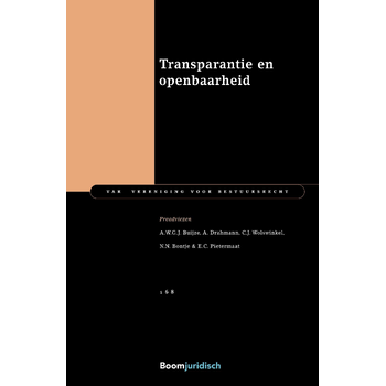 Transparantie en openbaarheid (Paperback) bij Singel 344