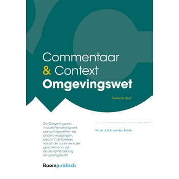 Commentaar & Context Omgevingswet (Hardback) bij Singel 344