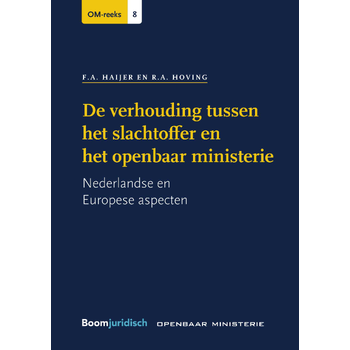 De verhouding tussen het slachtoffer en het openbaar ministerie (Paperback) bij Singel 344