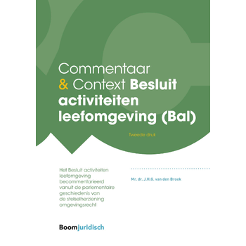 Commentaar & Context Besluit activiteiten leefomgeving (Bal) (Hardback) bij Singel 344