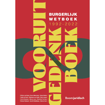 Vooruitgedenkboek Burgerlijk Wetboek 1992-2022 (Paperback) bij Singel 344