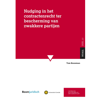 Nudging in het contractenrecht ter bescherming van zwakkere partijen (Paperback) bij Singel 344