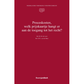 Proceskosten, welk prijskaartje hangt er aan de toegang tot het recht? (Paperback) bij Singel 344