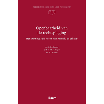 Openbaarheid van de rechtspleging (Paperback) bij Singel 344