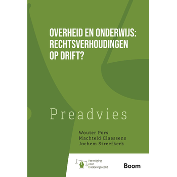Overheid en onderwijs: rechtsverhoudingen op drift? (Paperback) bij Singel 344