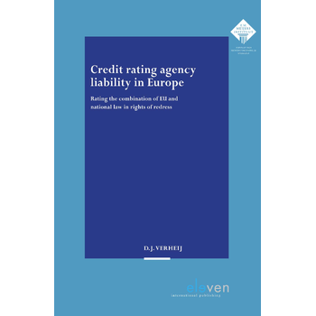 Credit rating agency liability in Europe (Paperback) bij Singel 344