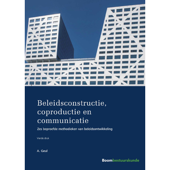 Beleidsconstructie, coproductie en communicatie (Paperback) bij Singel 344