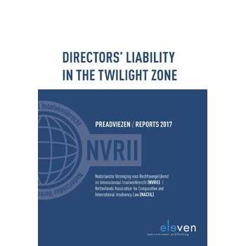 Directors liability in the twilight zone (Paperback) bij Singel 344