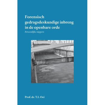 Forensisch gedragsdeskundige inbreng in de openbare orde (Paperback) bij Singel 344