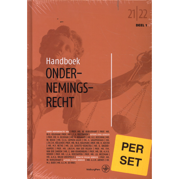 Handboek Ondernemingsrecht 2021-2022 (set) (Hardback) bij Singel 344