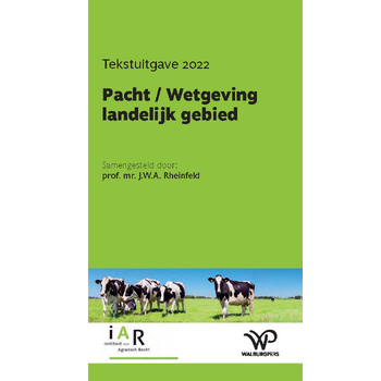Pacht / Wetgeving landelijk gebied (Paperback) bij Singel 344