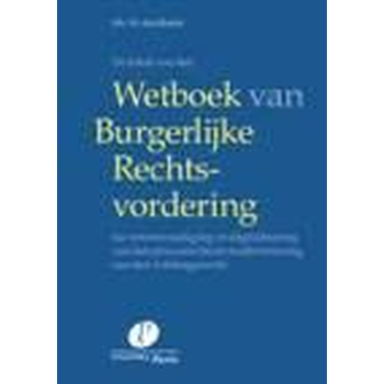 De tekst van het wetboek van burgerlijke rechtsvordering (Paperback) bij Singel 344