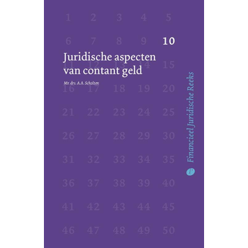 Juridische aspecten van contant geld (Paperback) bij Singel 344