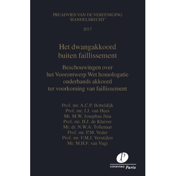 Het dwangakkoord buiten faillissement (Paperback) bij Singel 344