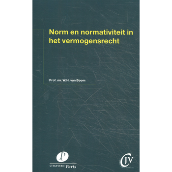 Norm en normativiteit in het vermogensrecht (Paperback) bij Singel 344
