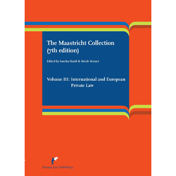 The Maastricht Collection (7th edition) (Paperback) bij Singel 344