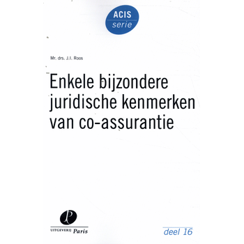 Enkele bijzondere juridische kenmerken van co-assurantie (Paperback) bij Singel 344