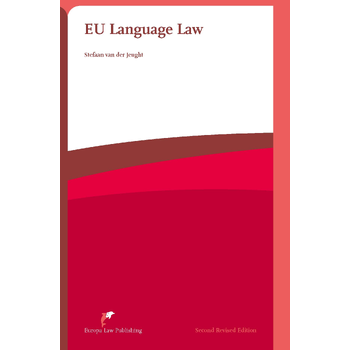 EU Language Law (Paperback) bij Singel 344