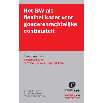 Het BW als flexibel kader voor goederenrechtelijke continuïteit (Paperback) bij Singel 344