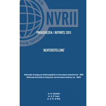 Preadviezen _ Reports 2013 NVRII - NACIIL (Paperback) bij Singel 344