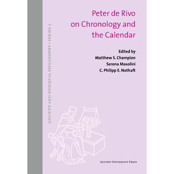 Peter de Rivo on Chronology and the Calendar (Hardback) bij Singel 344