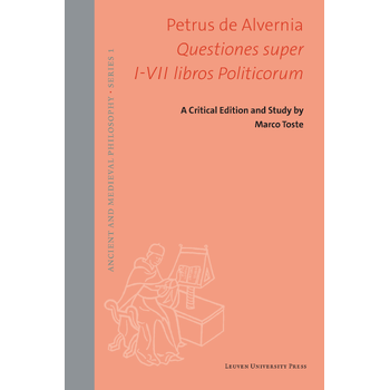 Questiones super I-VII libros Politicorum (Hardback) bij Singel 344