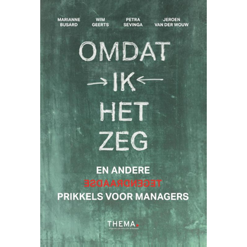 Omdat ik het zeg (Paperback) bij Singel 344