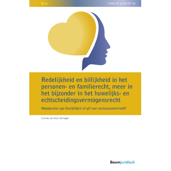 Redelijkheid en billijkheid in het personen- en familierecht, meer in het bijzonder in het huwelijks- en echtscheidingsvermogensrecht (Paperback) bij Singel 344