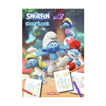 De Smurfen : kleurboek (Paperback) bij Singel 344