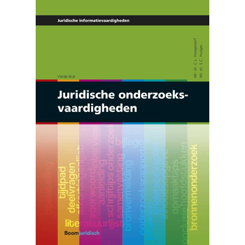 Juridische onderzoeksvaardigheden (Paperback) bij Singel 344