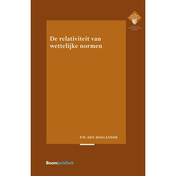 De relativiteit van wettelijke normen (Paperback) bij Singel 344