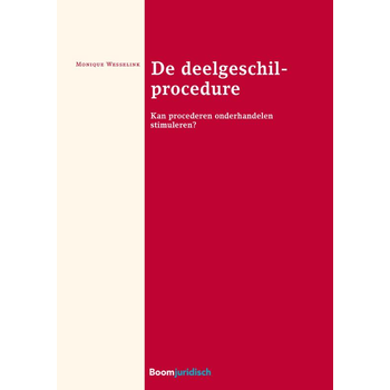 De deelgeschilprocedure (Paperback) bij Singel 344