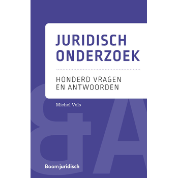 Juridisch onderzoek (Paperback) bij Singel 344