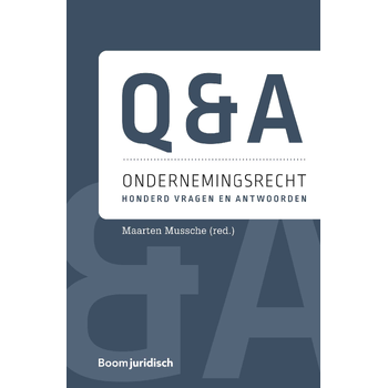 Q&A Ondernemingsrecht (Hardback) van Maarten Mussche