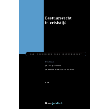 Bestuursrecht in crisistijd (Paperback) bij Singel 344