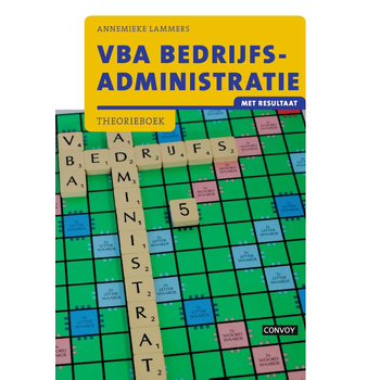 VBA Bedrijfsadministratie met resultaat Theorieboek (Paperback) bij Singel 344